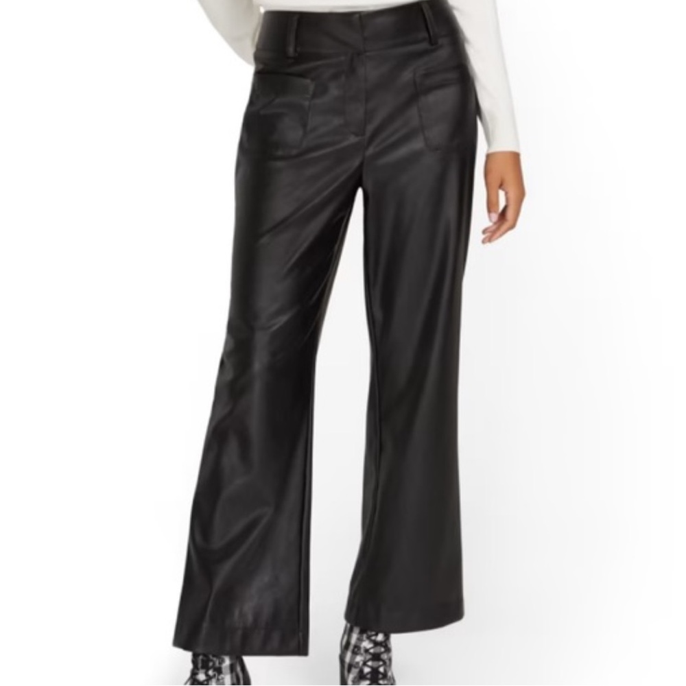 New York & Company Black Wide-Leg Pants